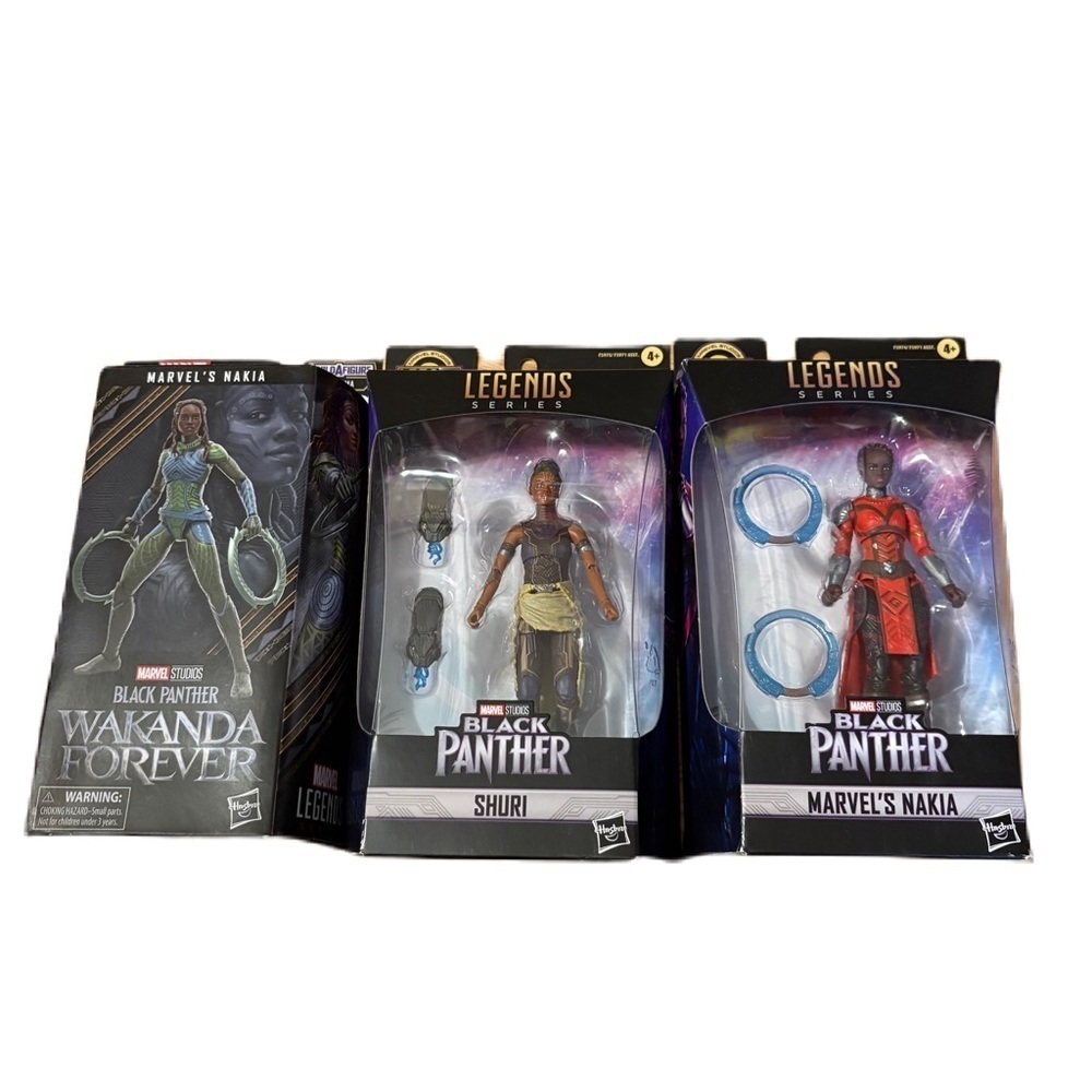 Marvel Wakanda Forever Shuri Nakia Figures NEW Bundle Lot Legends Series